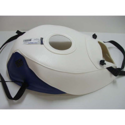 Tapis de réservoir Bagster blanc/bleu (1145B) Suzuki GSX750 R / GSX1100 R