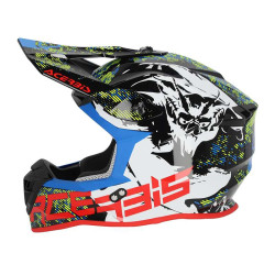 Casque moto cross Acerbis LINEAR 22.06 BLANC/NOIR 2
