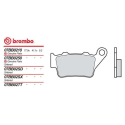 Plaquettes de frein organique Brembo 07BB0258