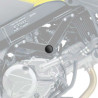 Puig frame plugs (3893N) Suzuki DL650 V-STROM