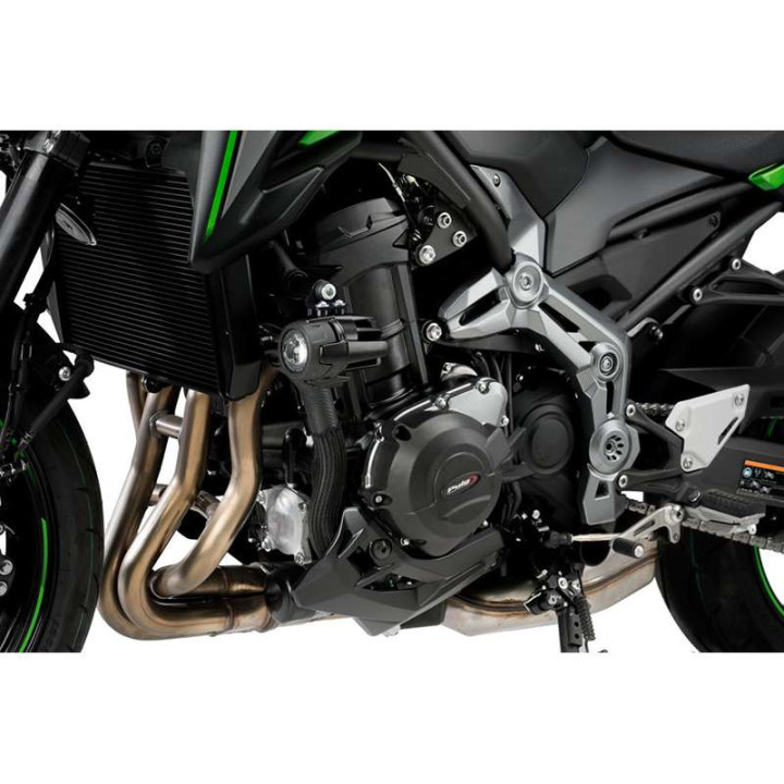 Couvre-carters droit et gauche Puig (20135N) Kawasaki Z900 17-