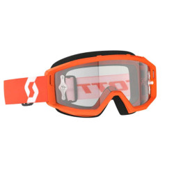 Masque cross Scott PRIMAL CLEAR 2023 Orange/White
