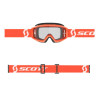 Masque cross Scott PRIMAL CLEAR 2023 Orange/White