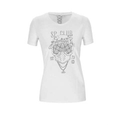 Tee-shirt femme Acerbis SP CLUB DIVER Blanc 2