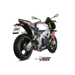Silencieux Mivv MK3 Inox noir (A.012.SM3B) Aprilia Tuono V4RR/Factory 2