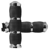 AVON AIR CUSHIONED GRIPS Chrome 22mm motorcycle grips