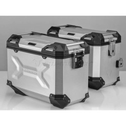 45L SW-Motech TraX ADVENTURE Honda VFR800X CROSSRUNNER 15- aluminum suitcase kit