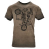 Tee-shirt Acerbis SP CLUB WHEELIE Beige