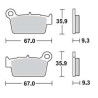Plaquettes de frein sinter BRAKING 890CM44