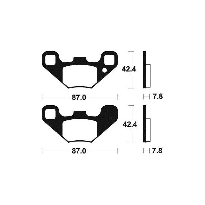 Brake pads metal fried BENDIX MO405
