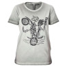Tee-shirt femme Acerbis SP CLUB WHEELIE Gris