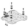Top case support SW-Motech RACK ADVENTURE Ducati Desert X