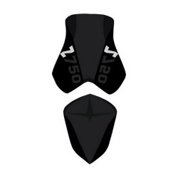 Saddle cover Bagster (2192D) Black/Black Matt/Black Letters Kawasaki Z750 07-09