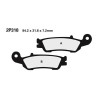 Plaquettes de frein sinter Nissin 2P-318ST