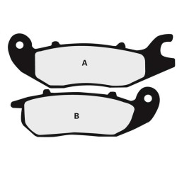 Semi-metal brake pads Nissin 2P305 NS