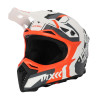 Casque moto cross Acerbis PROFILE 5 22.06 BLANC/ORANGE