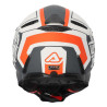 Casque moto cross Acerbis PROFILE 5 22.06 BLANC/ORANGE