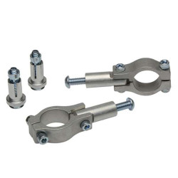 Kit de fixation droit BARKBUSTERS BTC-00 pour guidon 28.6mm 2