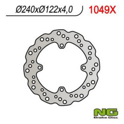 Disque de frein moto NG pétale fixe 240mm (réf. 1049X)
