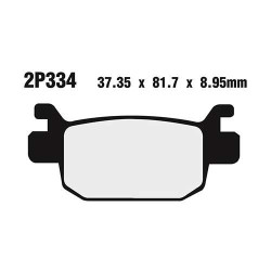 Plaquettes de frein sinter Nissin 2P-334ST