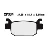 Plaquettes de frein sinter Nissin 2P-334ST