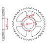 Couronne acier JT 32 dents pas 420 type 834