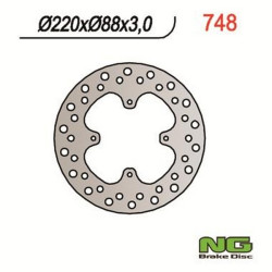 Fixed NG motorcycle brake disc 220mm (ref. 748)