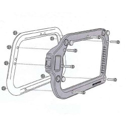 SW-Motech QUICK-LOCK EVO adapter kit for Hepco &amp- Becker cases