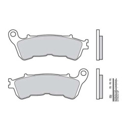 Plaquettes de frein sinter BREMBO 07HO57SP
