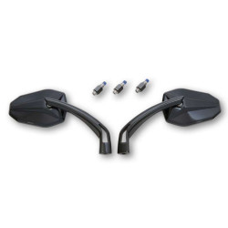 Motorcycle mirrors HIGHSIDER VICTORY BLACK