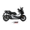 Silencieux Mivv MOVER Inox noir (MV.HO.0002.LV) Honda Forza 300