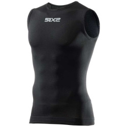 SIXS SMX ALL BLACK motorcycle thermal tank top