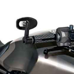 Rétroviseurs embouts de guidon Barracuda SKIN-R BAR END Noir 2