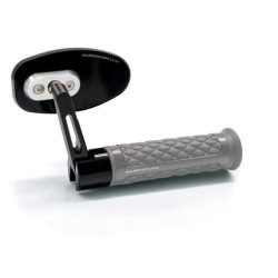 Rétroviseurs embouts de guidon Barracuda SKIN-R BAR END Noir