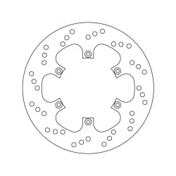 Disque de frein Brembo Série Oro 68B40781