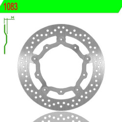 Front brake disc NG 1083 T-MAX 500 04-07