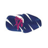 Housse de selle Bagster (2100B) Blanc/Bleu/Lettres Fuchsia Suzuki GSX-R1100 92