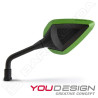 Rétroviseurs moto homologués Barracuda R-VERSION Vert