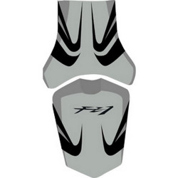 Saddle cover Bagster (2174D) Gris Clair/Black/BlackLetters Yamaha FZ1 FAZER 06