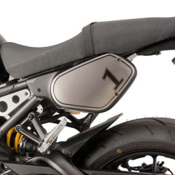 Caches latéraux Puig noir mat (8563J) Yamaha XSR900 2