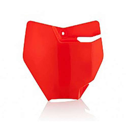 Plaque frontale orange fluo Acerbis KTM SX65 (0021815.014)