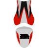 Saddle cover Bagster (2185C) Gris Clair/Rouge/Noir/Letters Rouge Suzuki GSX1000R 07