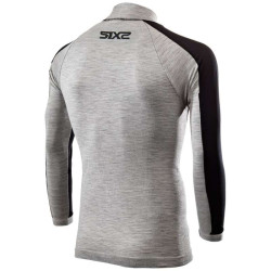 Maillot thermique moto SIXS TS4 MERINOS GRAY 2