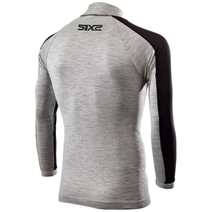 Maillot thermique moto SIXS TS4 MERINOS GRAY