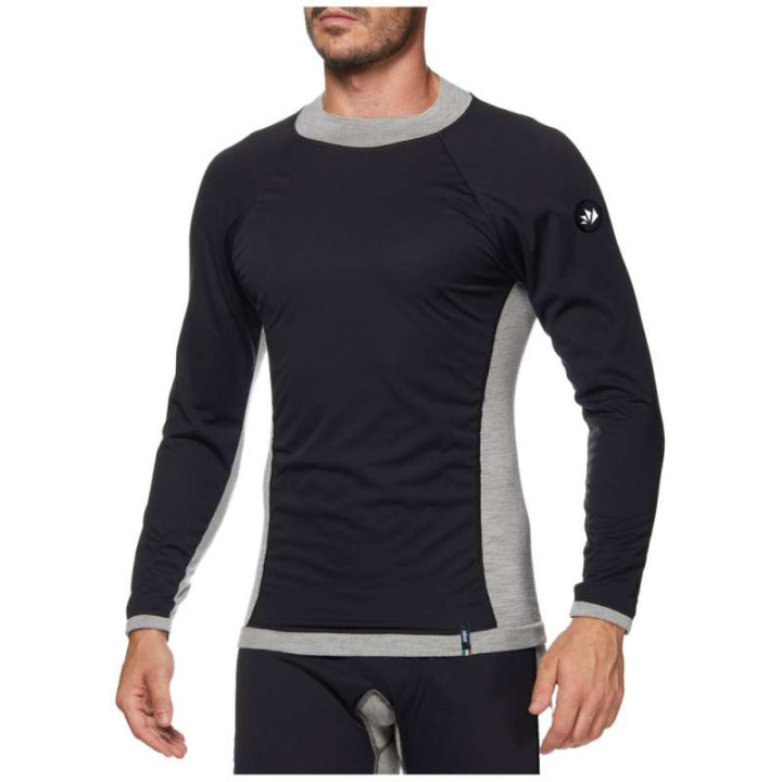 Maillot thermique moto SIXS TS4 MERINOS GRAY