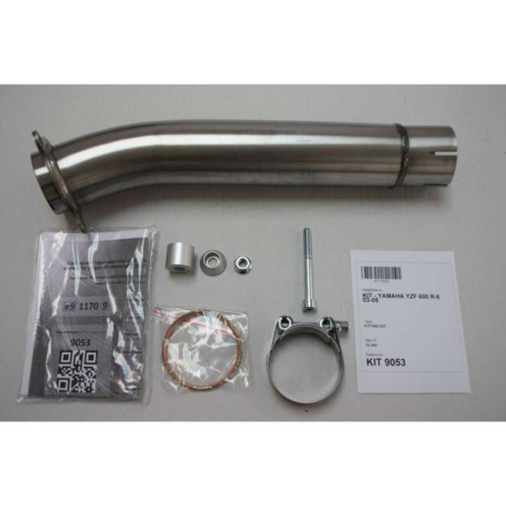 Silencieux homologué Ixil SOVE inox (OY9053VSE) Yamaha YZF-R6 03-08