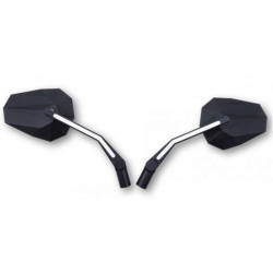Rétroviseurs moto HIGHSIDER STEALTH X3 avec feu de position LED 2