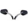 Rétroviseurs moto HIGHSIDER STEALTH X3 avec feu de position LED