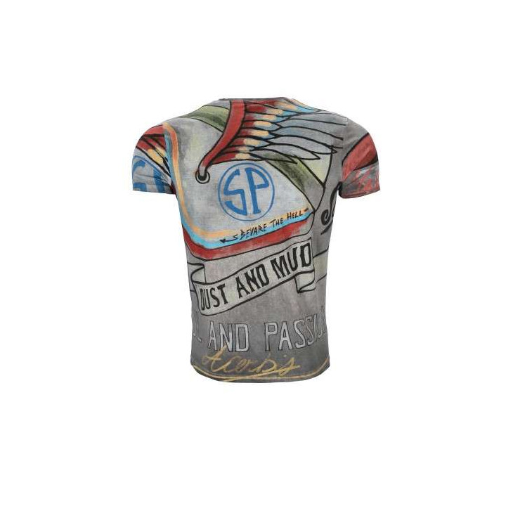 Tee-shirt Acerbis SP CLUB ROADRACE Gris