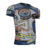 Tee-shirt Acerbis SP CLUB STICKERS Bleu
